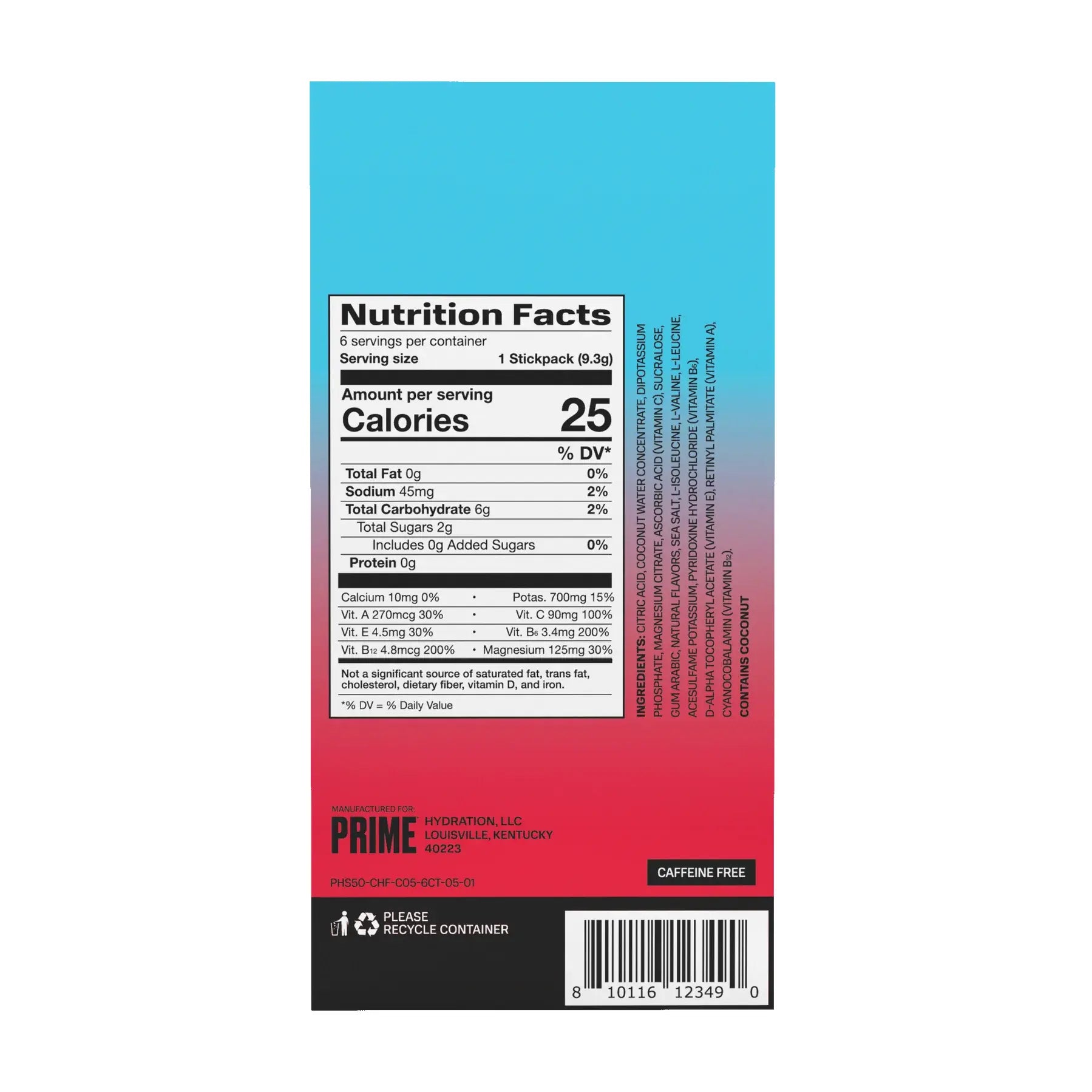Prime Hydration Sticks - Suplefit Mx