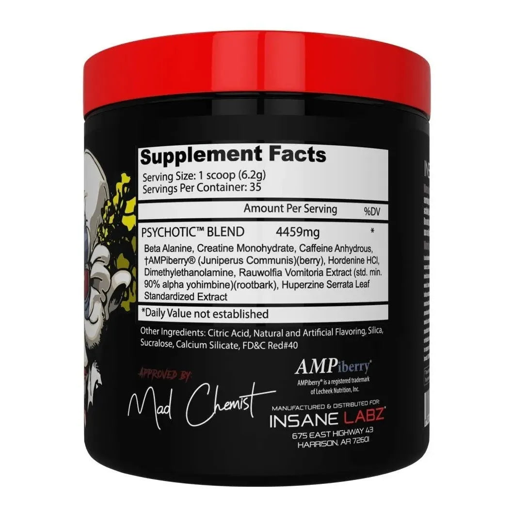 Psychotic Blend Pre- Workout 35 Servicios - Suplefit Mx