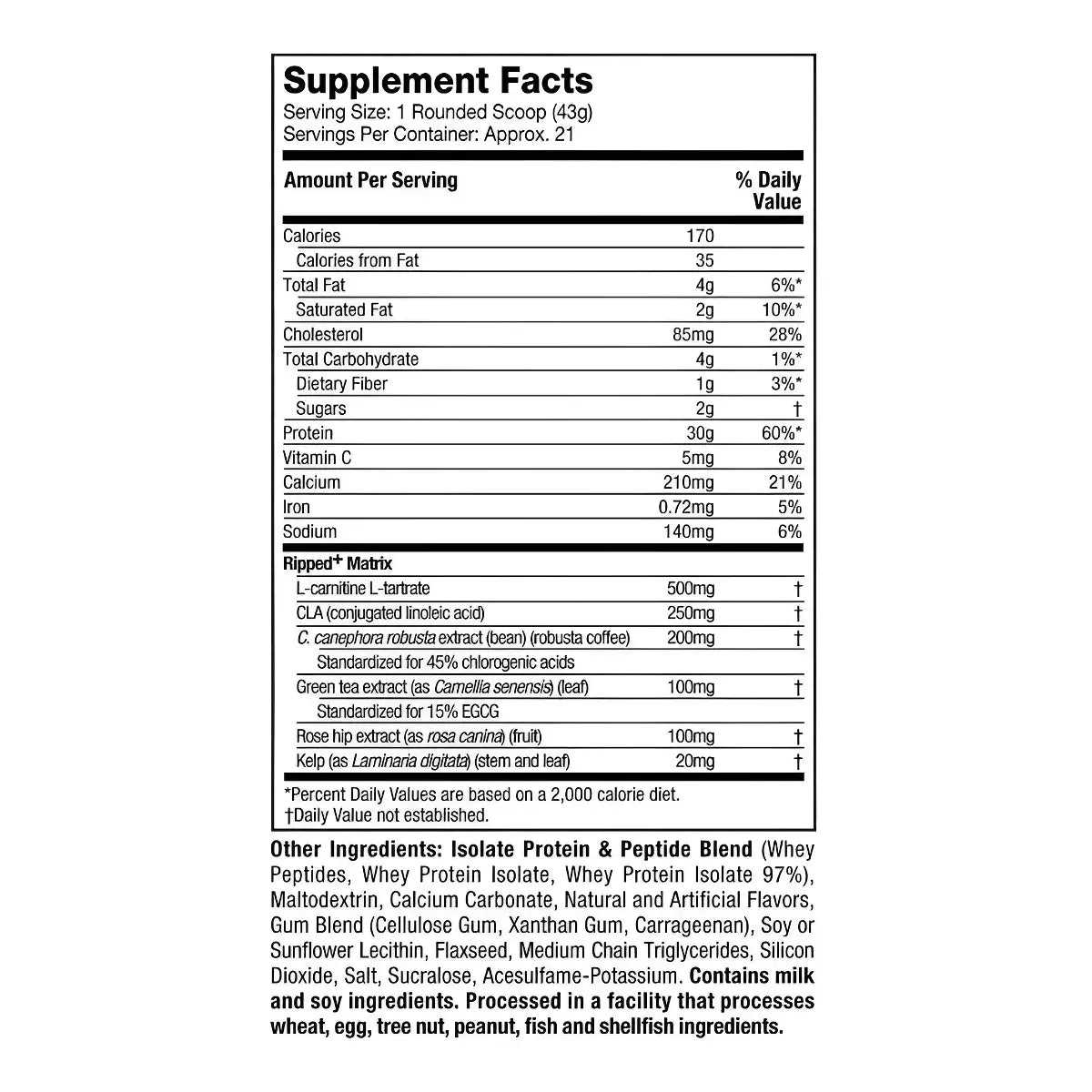 PROTEINA NITRO TECH RIPPED 4 LBS