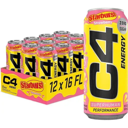C4 Original Energy Bebida Pack 12 Latas - Suplefit Mx