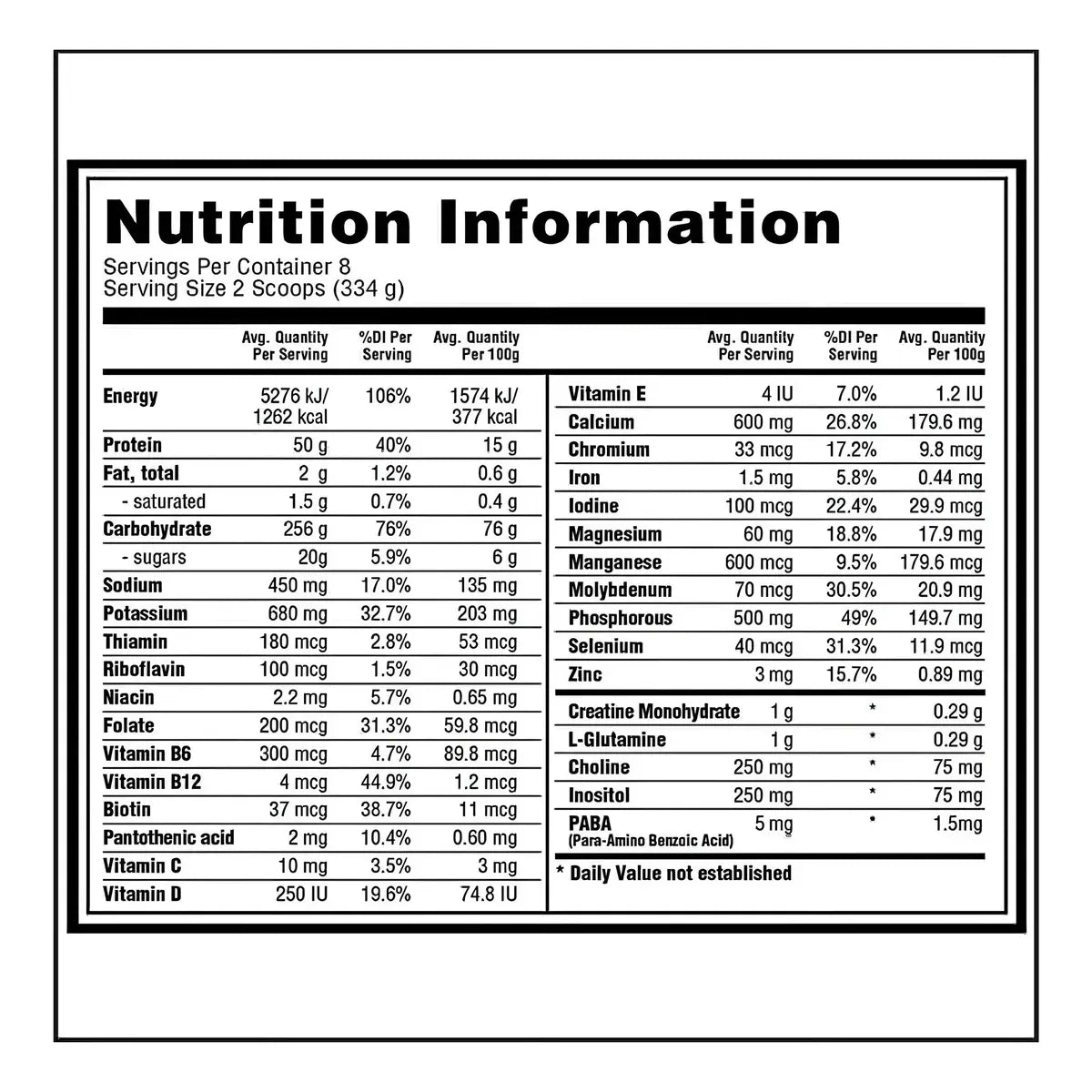 Serious Mass Protein 6 LB