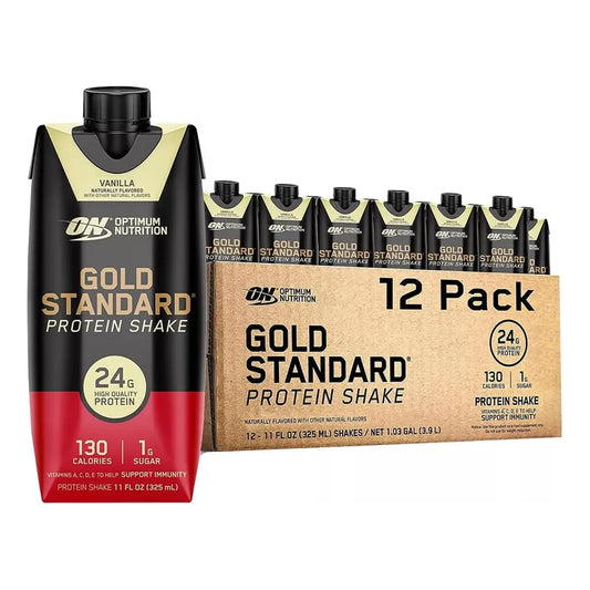 Gold Standard Ready To Drink Protein Shake 12 pack - Suplefit Mx