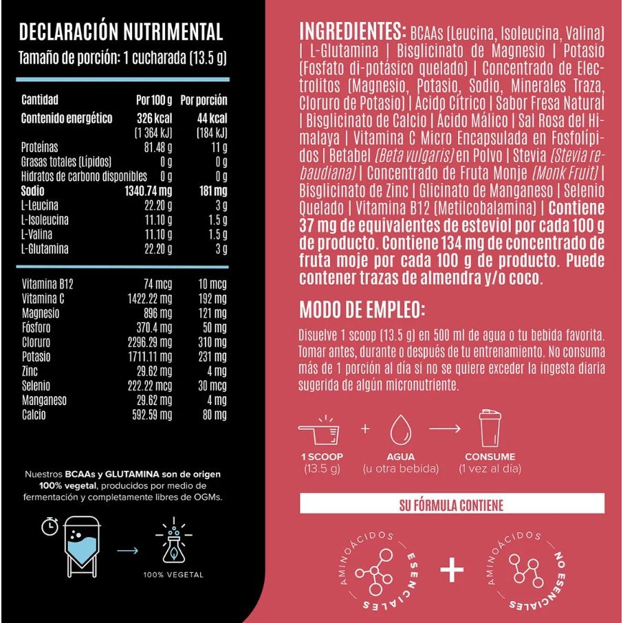 BCAAs & GLUTAMINA - Suplefit Mx