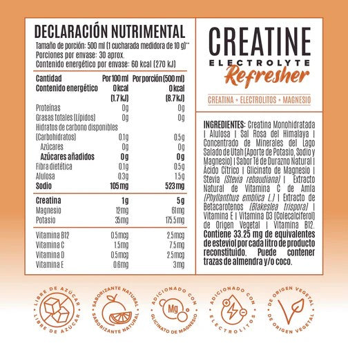 CREATINE REFRESHER 30 SERV - Suplefit Mx
