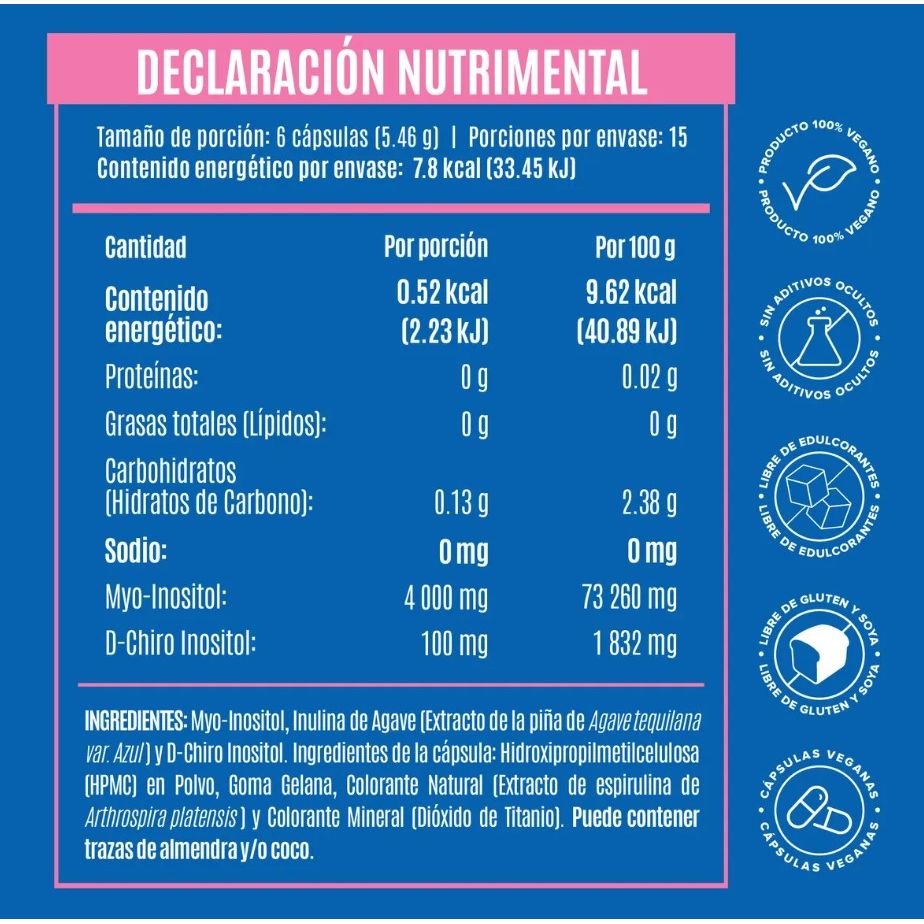 MYO & D-CHIRO INOSITOL - Suplefit Mx