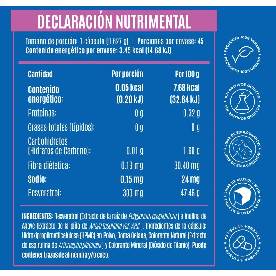 RESVERATROL - Suplefit Mx