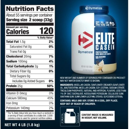 ELITE CASEIN 4LB
