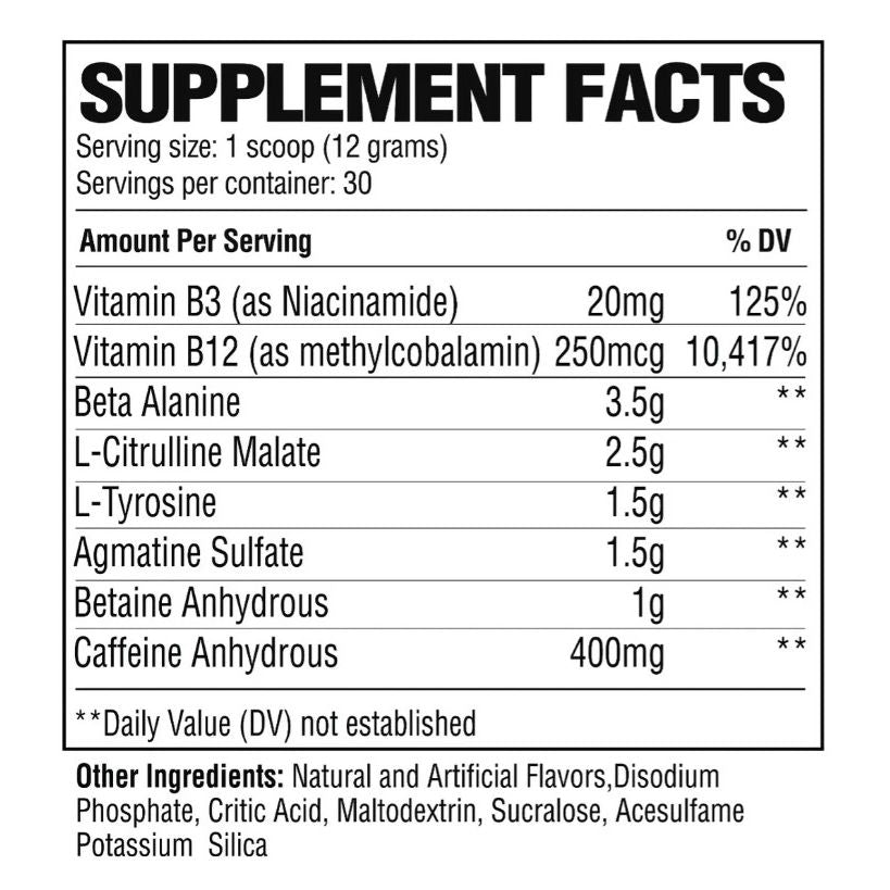 PRE EXTREME 30 SERVINGS - Suplefit Mx
