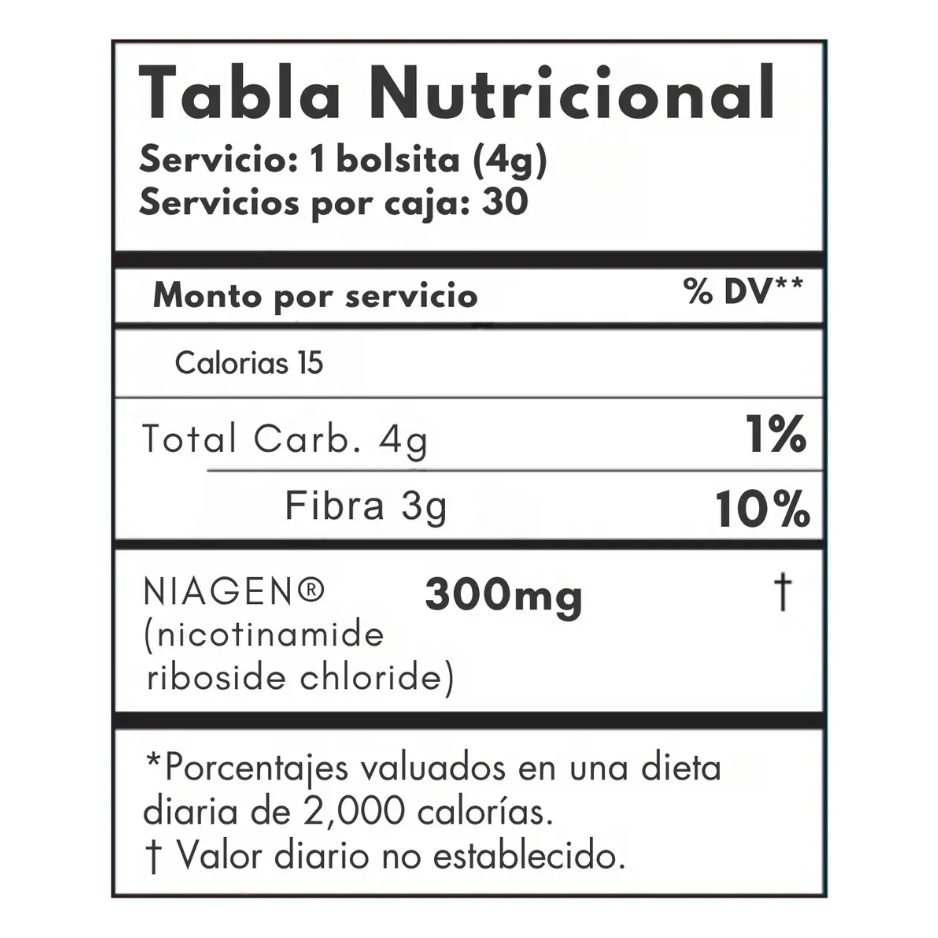 TRU NIAGEN 30 STICKS SIN SABOR 4 GR C/U - Suplefit Mx