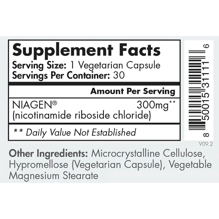 TRU NIAGEN NAD 300 MG 30 CAPS - Suplefit Mx