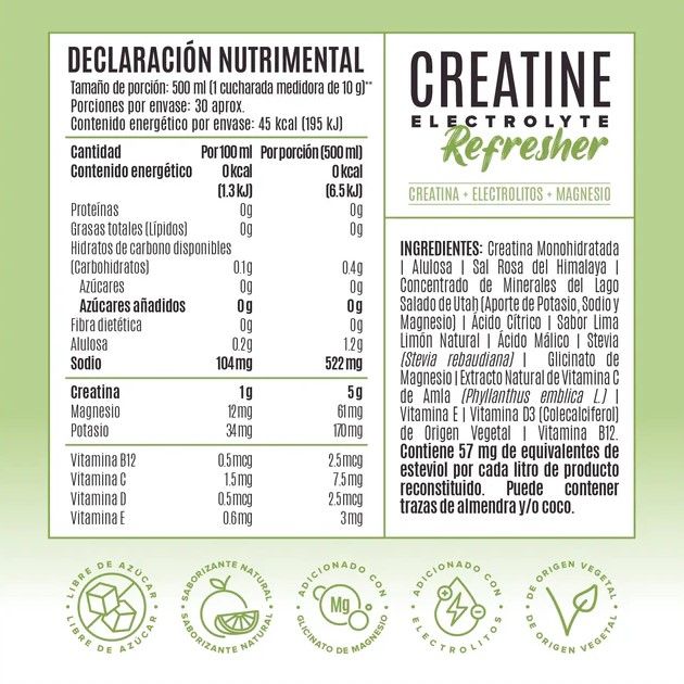 CREATINE REFRESHER 30 SERV - Suplefit Mx