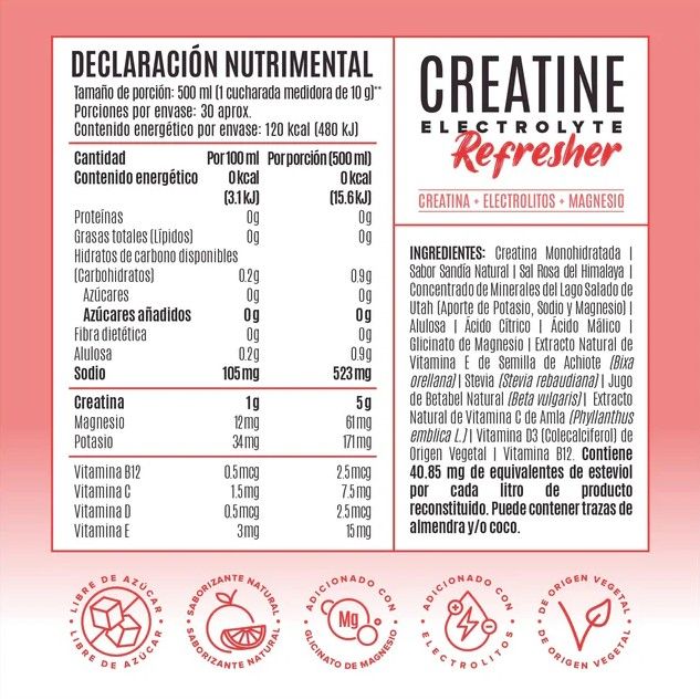 CREATINE REFRESHER 30 SERV - Suplefit Mx