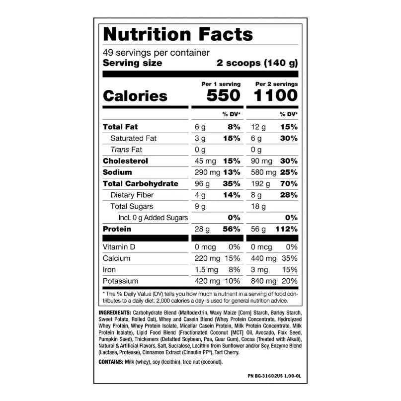 Mutant Mass 15Lb - Suplefit Mx
