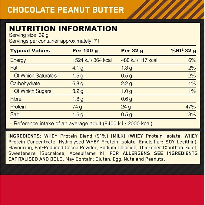 100% Whey Gold Standard 5LB - Suplefit Mx