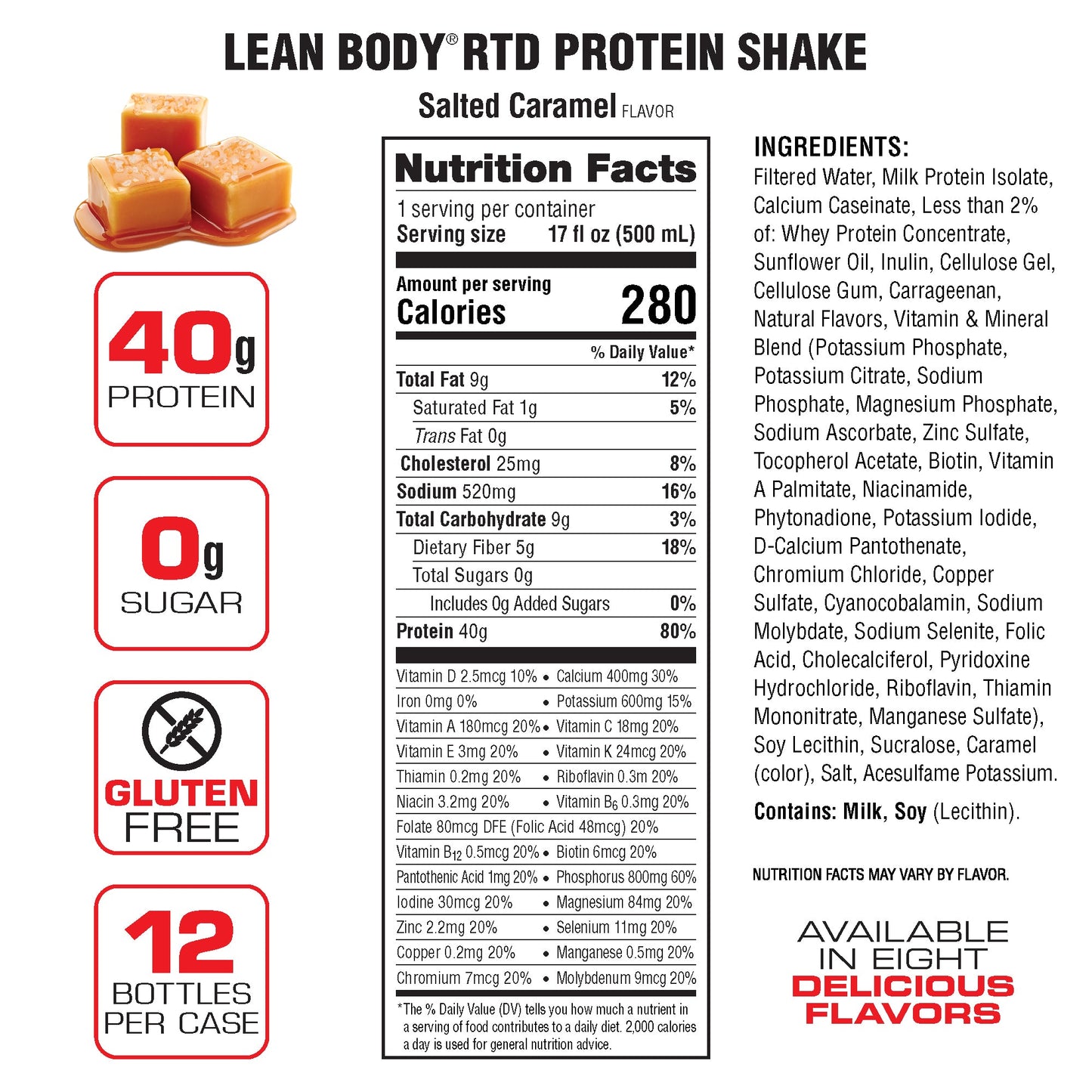 Lean Body Ready Bebida De Proteína 12 Pack 17 Oz - Suplefit Mx
