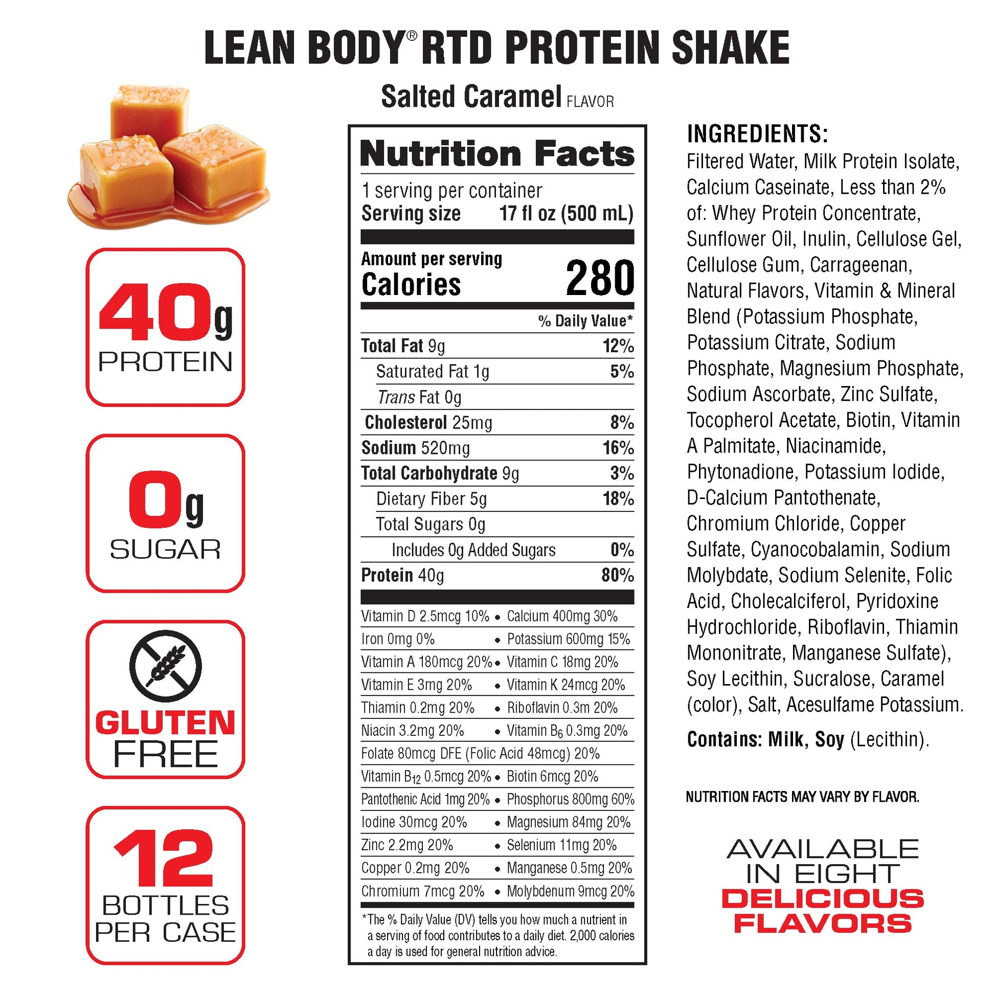 Lean Body Ready Bebida De Proteína 12 Pack 17 Oz - Suplefit Mx