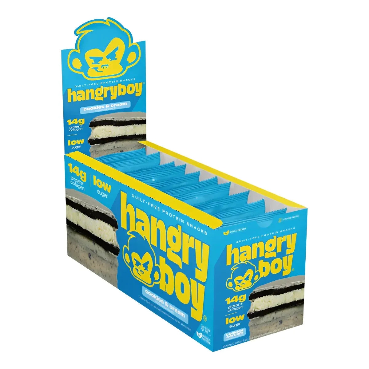 Galleta Sandwich Hangry Boy 12 Pack 65gr - Suplefit Mx