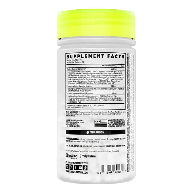 DIGESTIVE ENZYMES 90 CAPS - Suplefit Mx