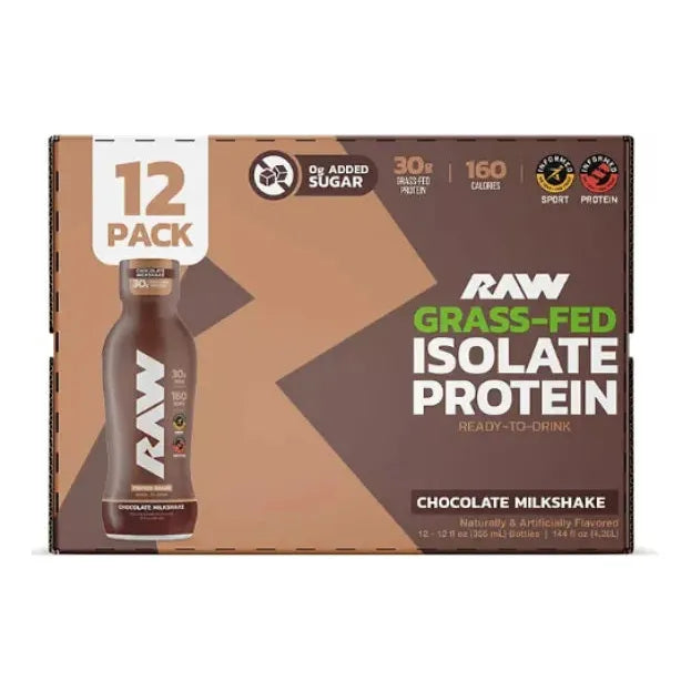 Grass-Fed Isolate Protein Ready to Drink 12 Pack