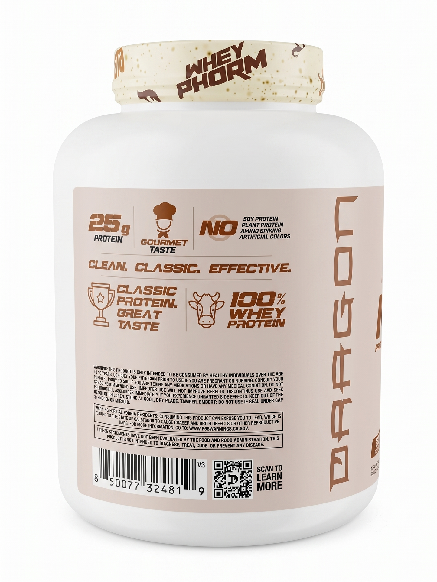 Proteina Dragon Pharma Wheyphorm 3.99lbs Sabor Horchata