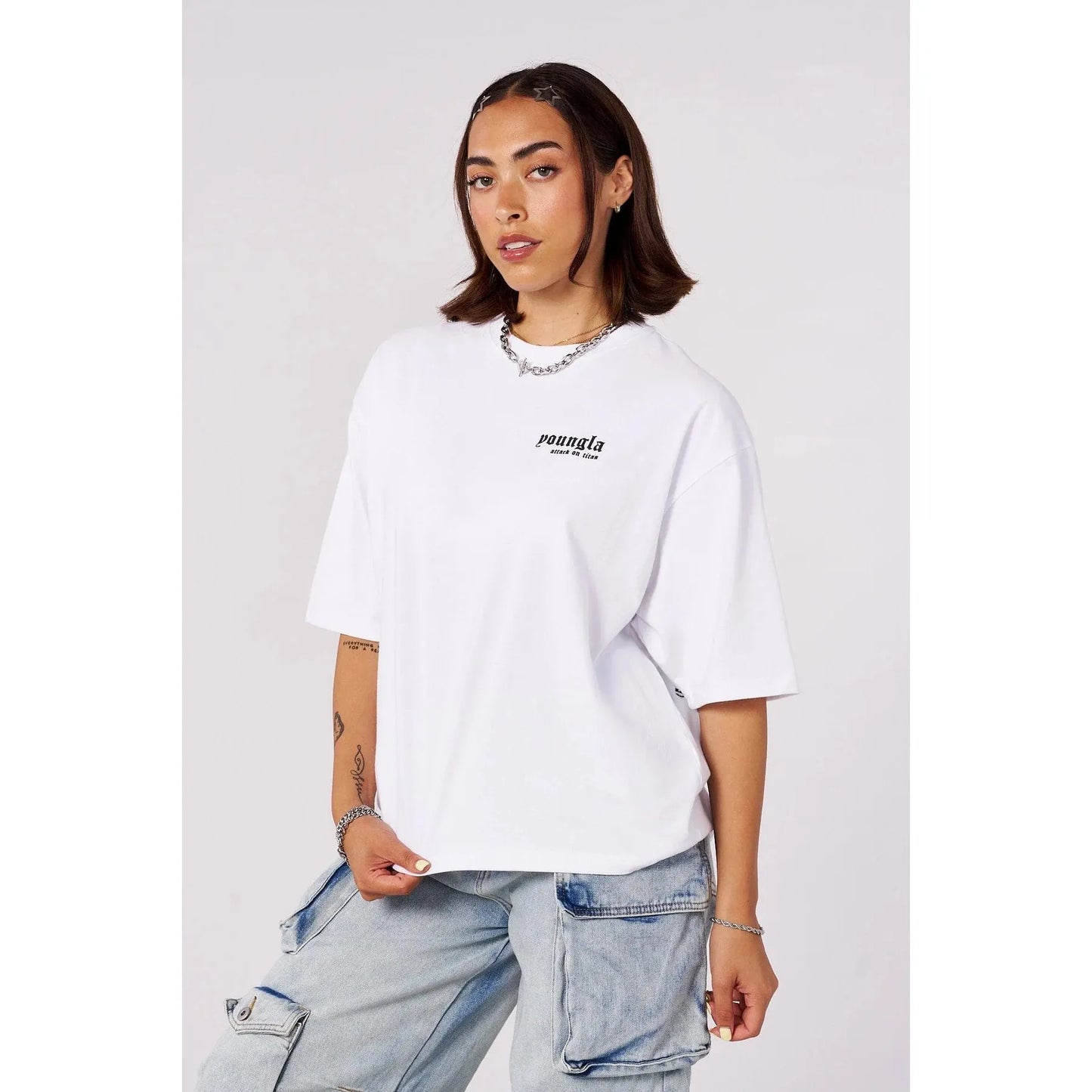 4186 - AOT© X YLA CROPPED TEES