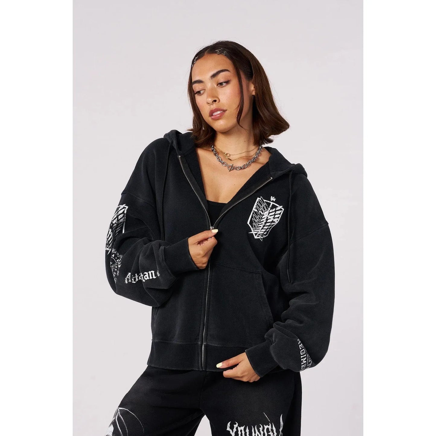 5138 AOT© x YLA ZIP-UP HOODIES