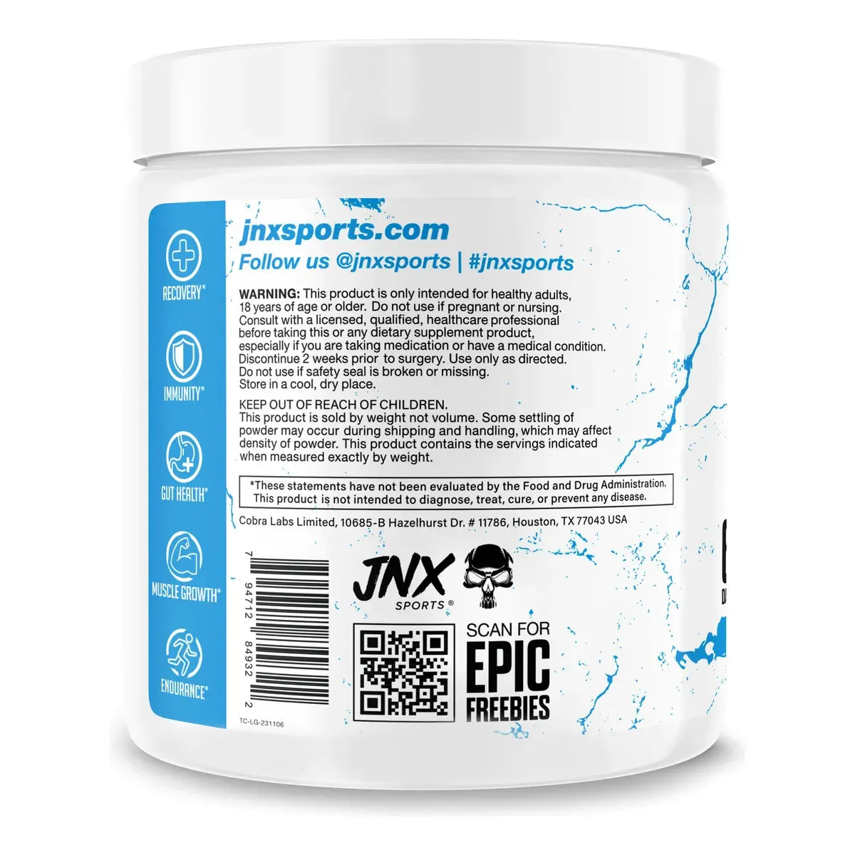 THE CURSE GLUTAMINE 60 SERV - Suplefit Mx