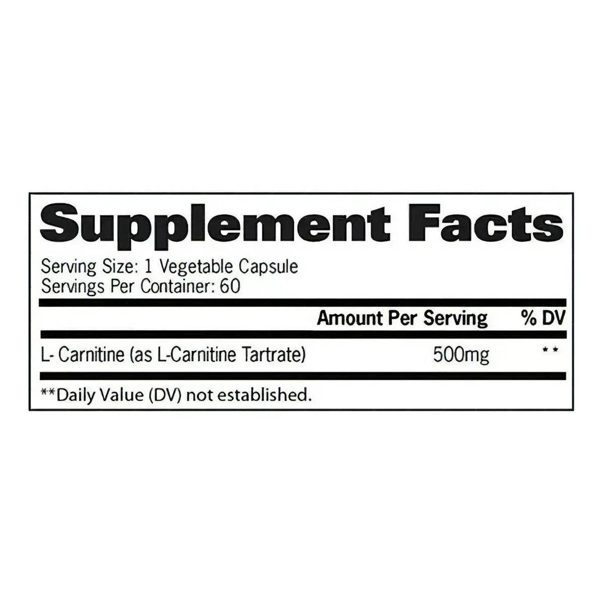 L-Carnitine 60 Cápsulas