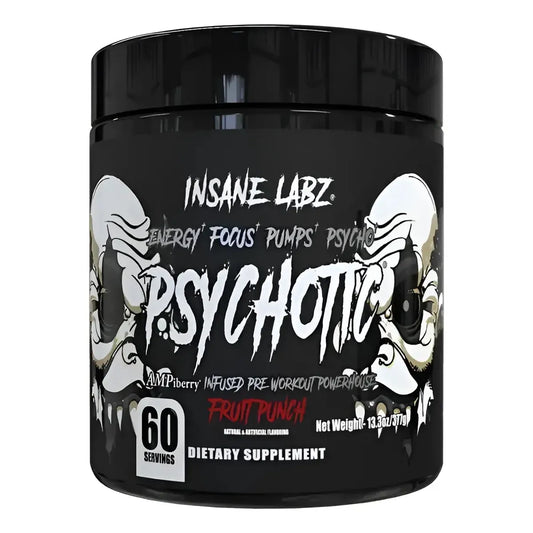PRE-ENTRENO PSYCHOTIC BLACK 60 SERVICIOS - Suplefit Mx