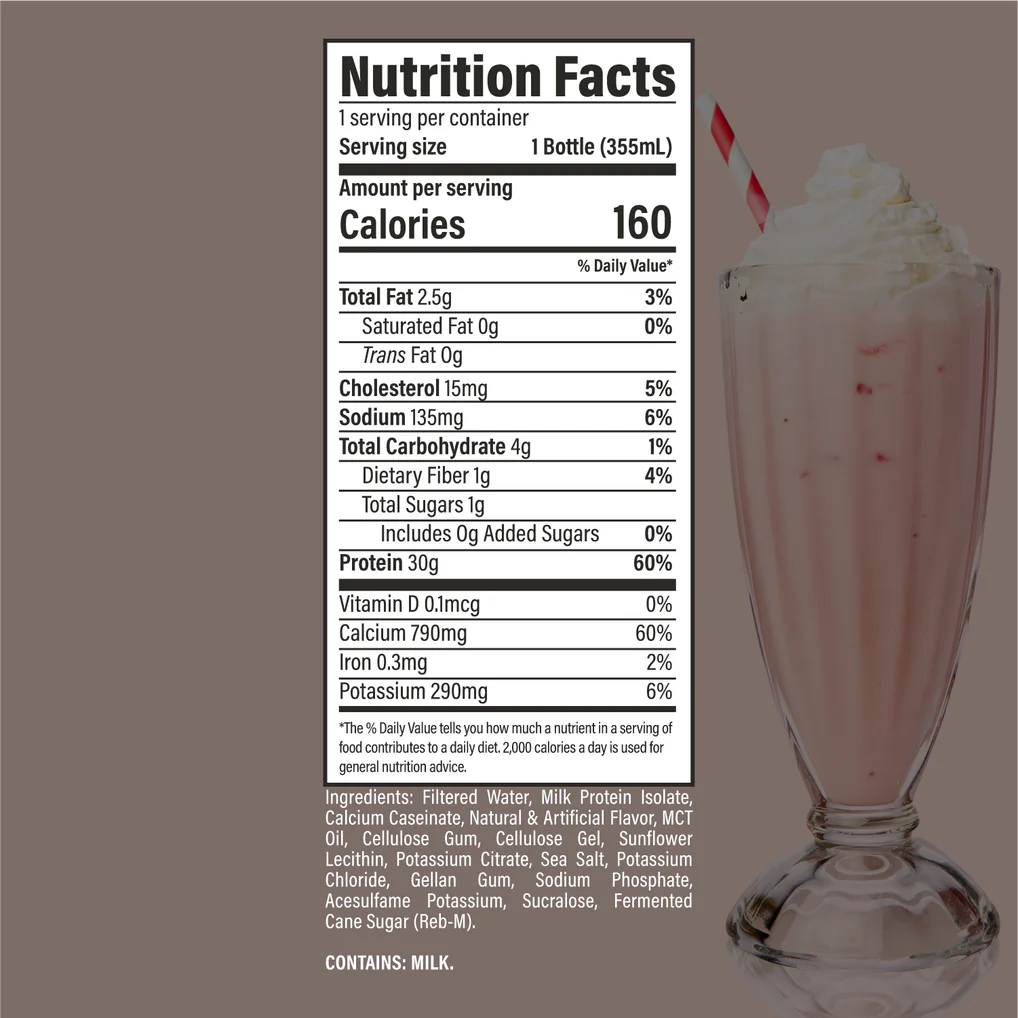 Grass-Fed Isolate Protein Ready to Drink 12 Pack