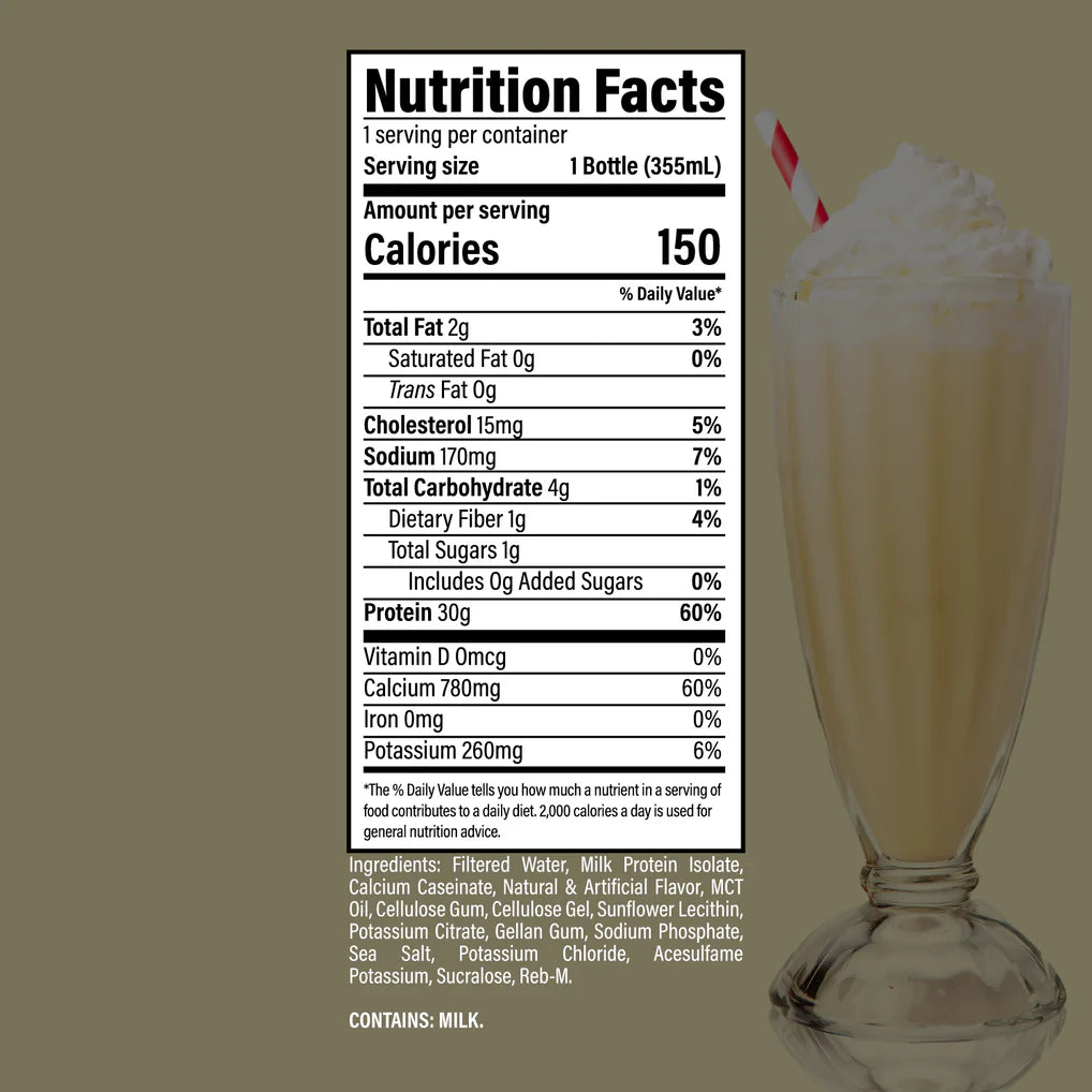 Grass-Fed Isolate Protein Ready to Drink 12 Pack