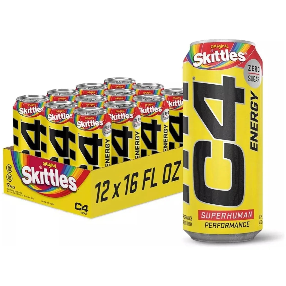 C4 Original Energy Bebida Pack 12 Latas - Suplefit Mx