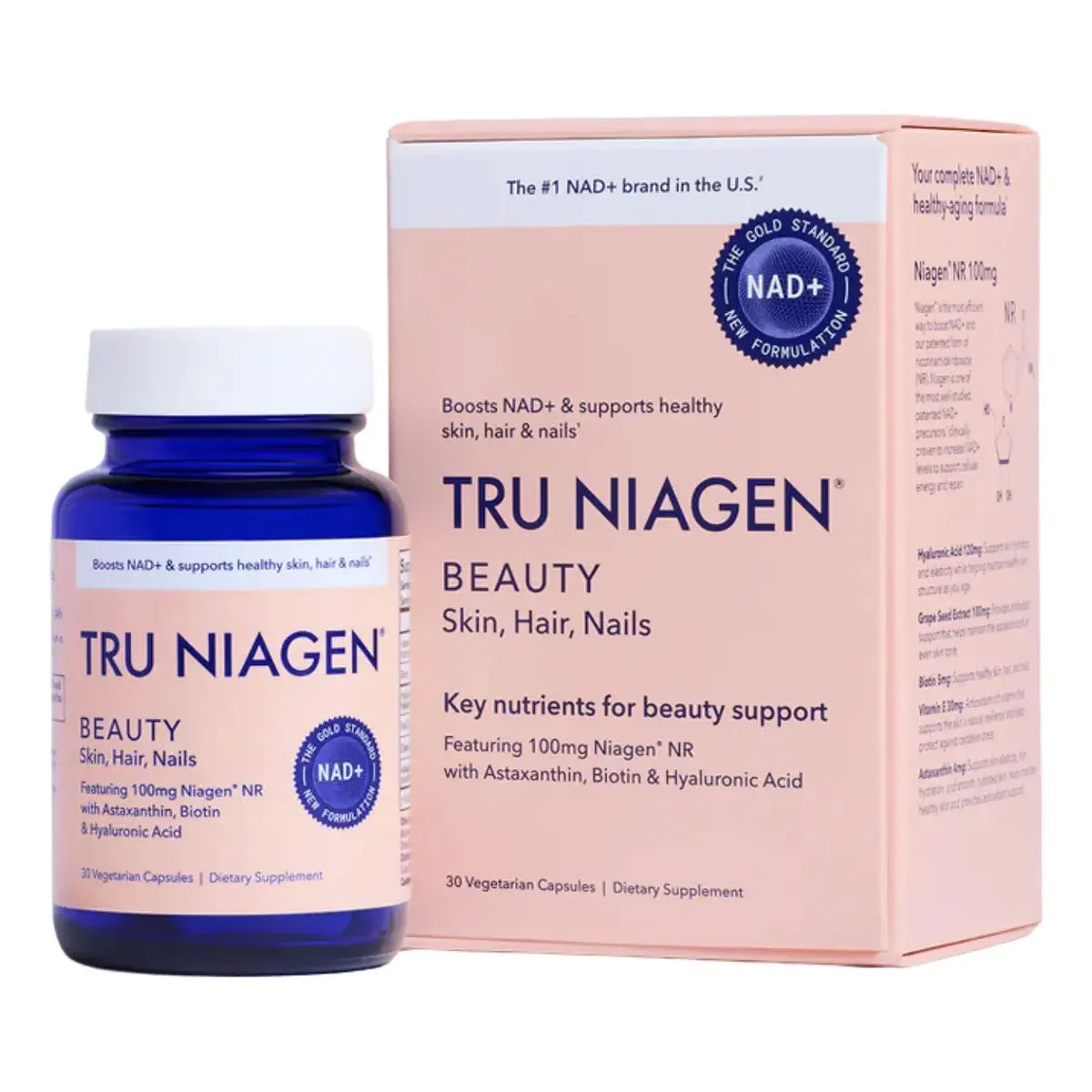 TRU NIAGEN BEAUTY 100 MG 30 CAPS - Suplefit Mx