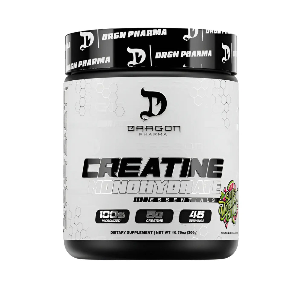 Creatina Dragon Pharma Monohidratada 100% Micronizada Saborizada 45 servicios