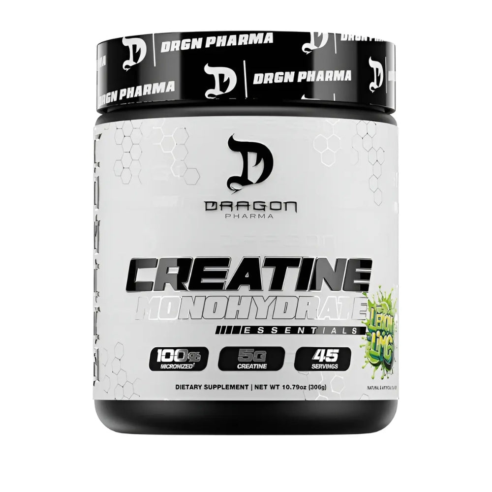 Creatina Dragon Pharma Monohidratada 100% Micronizada Saborizada 45 servicios