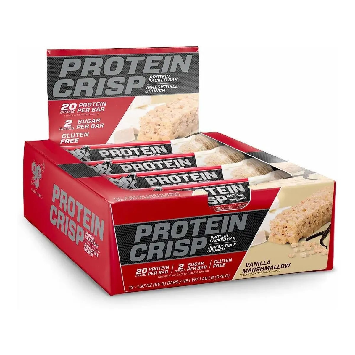 BARRA PROTEICA BSN PROTEIN CRISP 12 PACK - Suplefit Mx