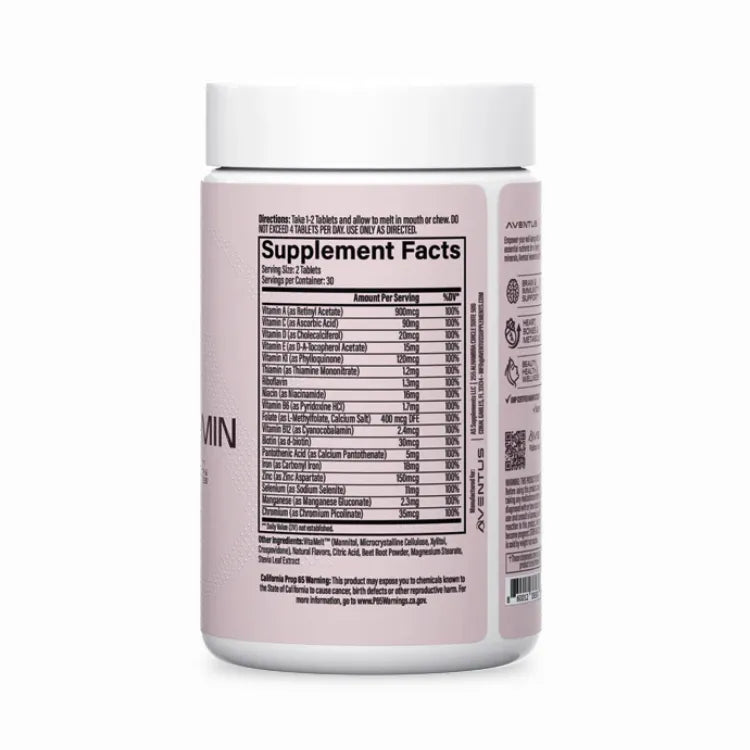 WOMENS MULTIVITAMINS 60 CAPSULAS CHERRY - Suplefit Mx
