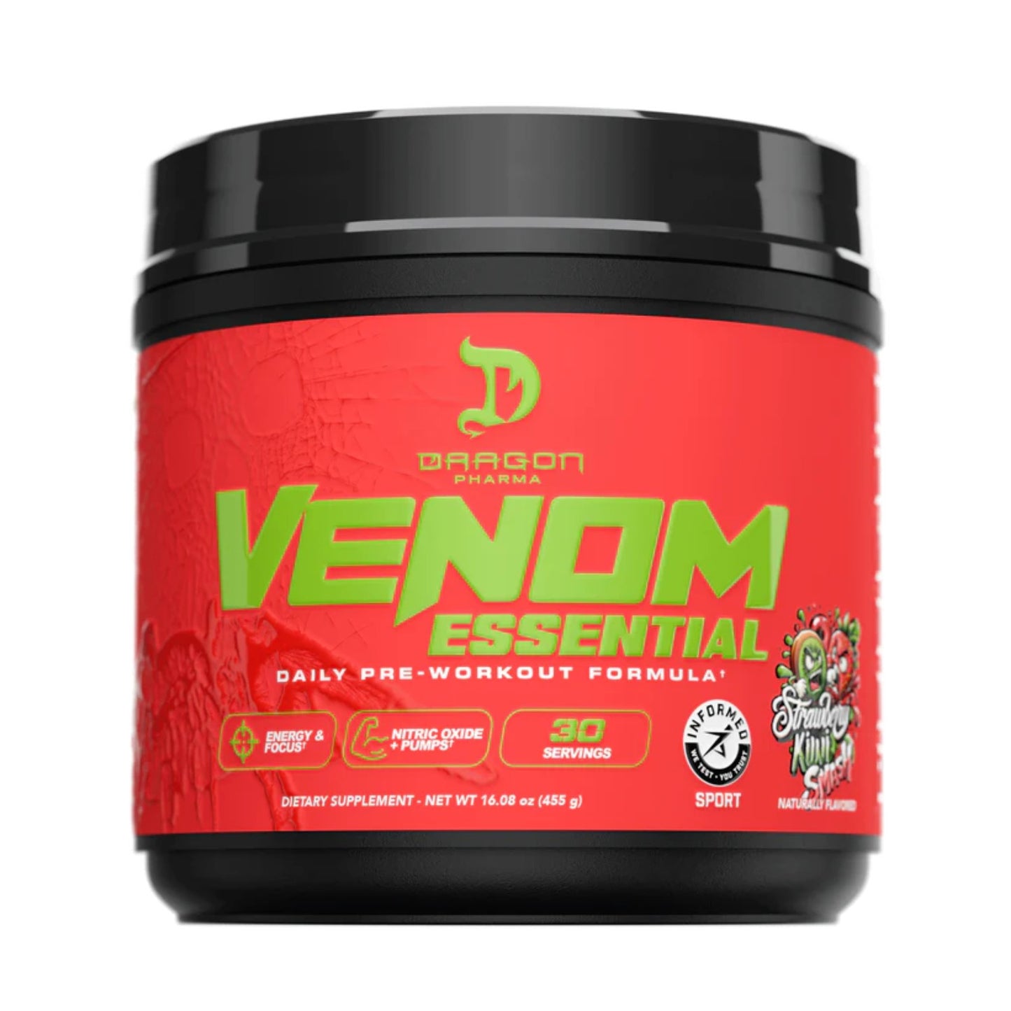 PRE-ENTRENO DRAGON PHARMA VENOM ESSENTIAL 30 SERVICIOS