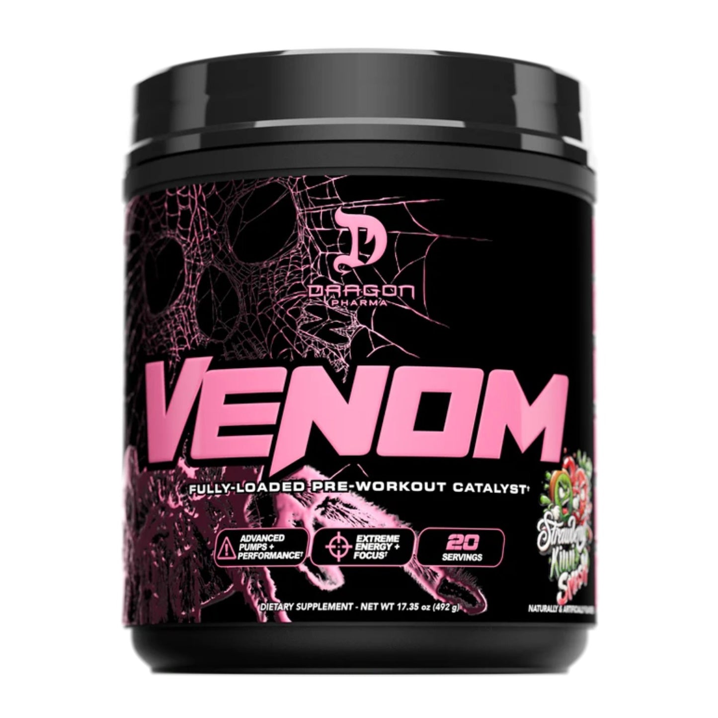 PRE-ENTRENO DRAGON PHARMA VENOM FULLY LOADED 20 SERVICIOS