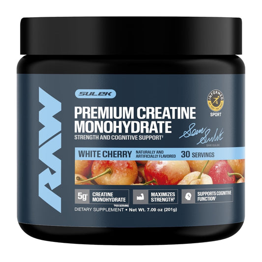 Creatina Monohidratada Premim Edición Especial RAW x Sam Sulek 30 servicios - Suplefit Mx