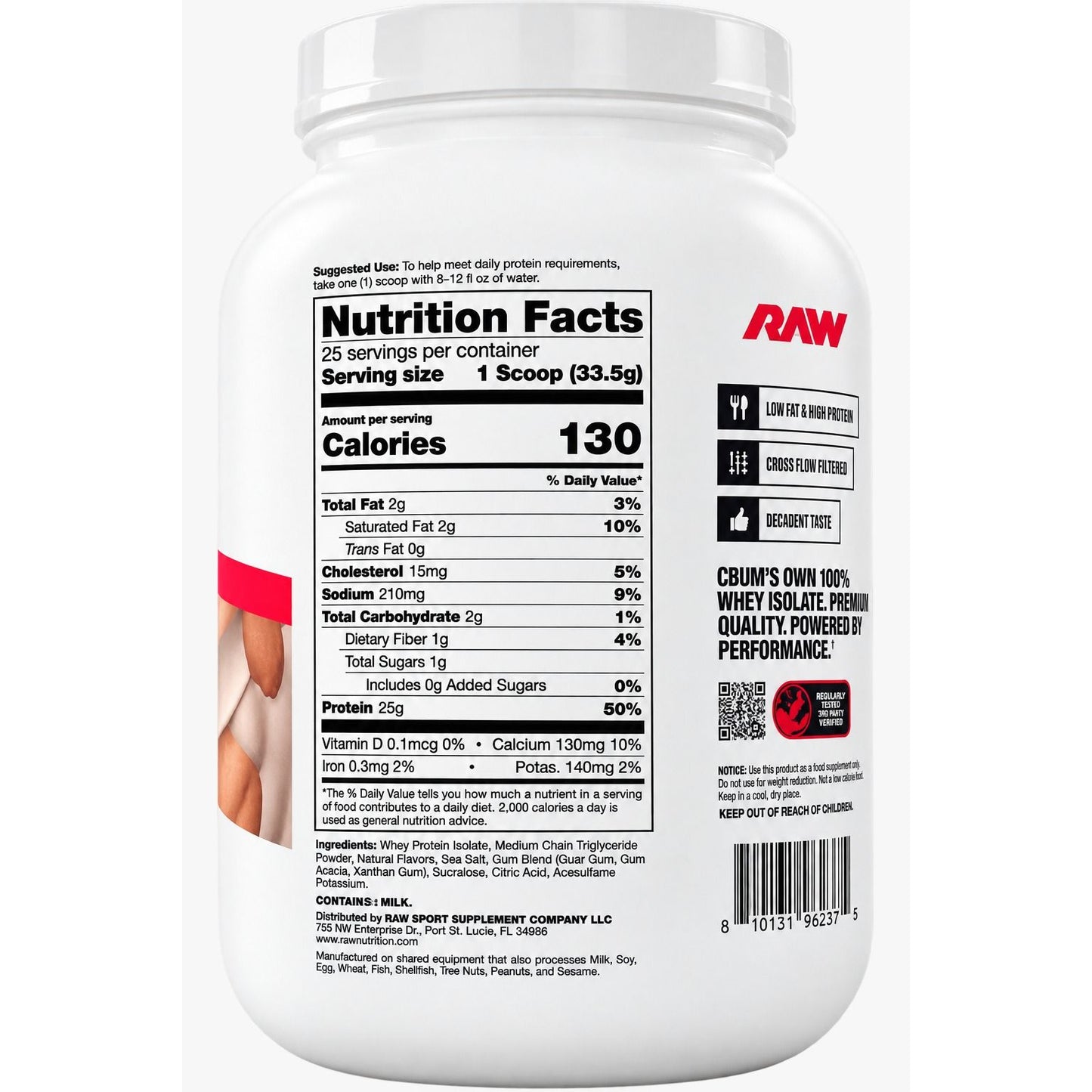 CBUM ITHOLATE PROTEIN 25 SERVICIOS - Suplefit Mx