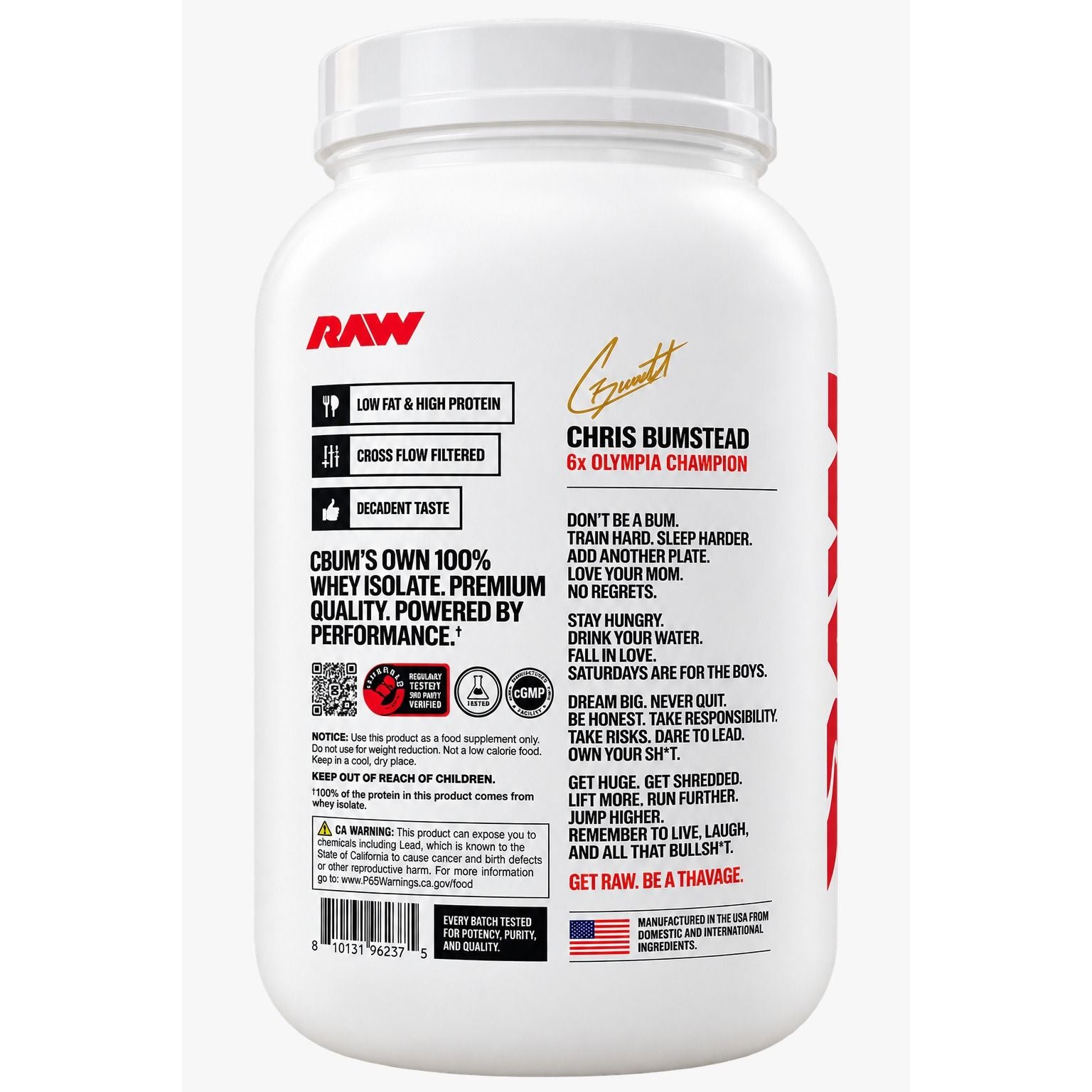 CBUM ITHOLATE PROTEIN 25 SERVICIOS - Suplefit Mx