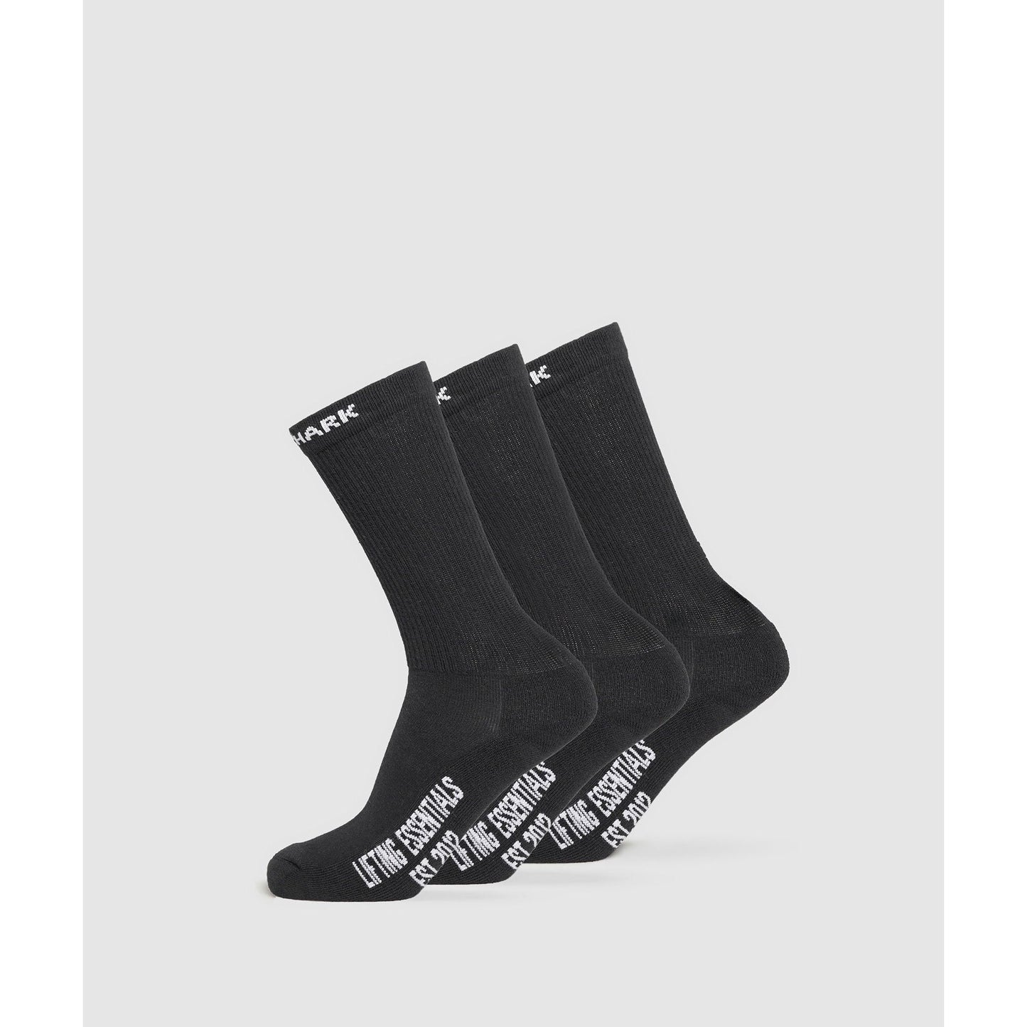 WORDMARK CREW 3PK