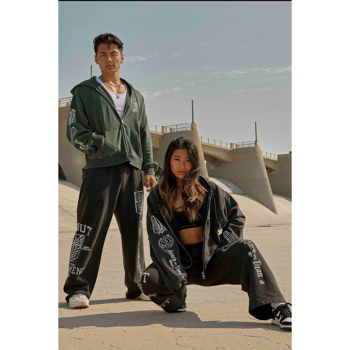 5138 AOT© x YLA ZIP-UP HOODIES