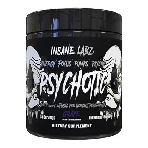 Pre Entreno Insane Labz Psychotic Black 35 Serv - Suplefit Mx