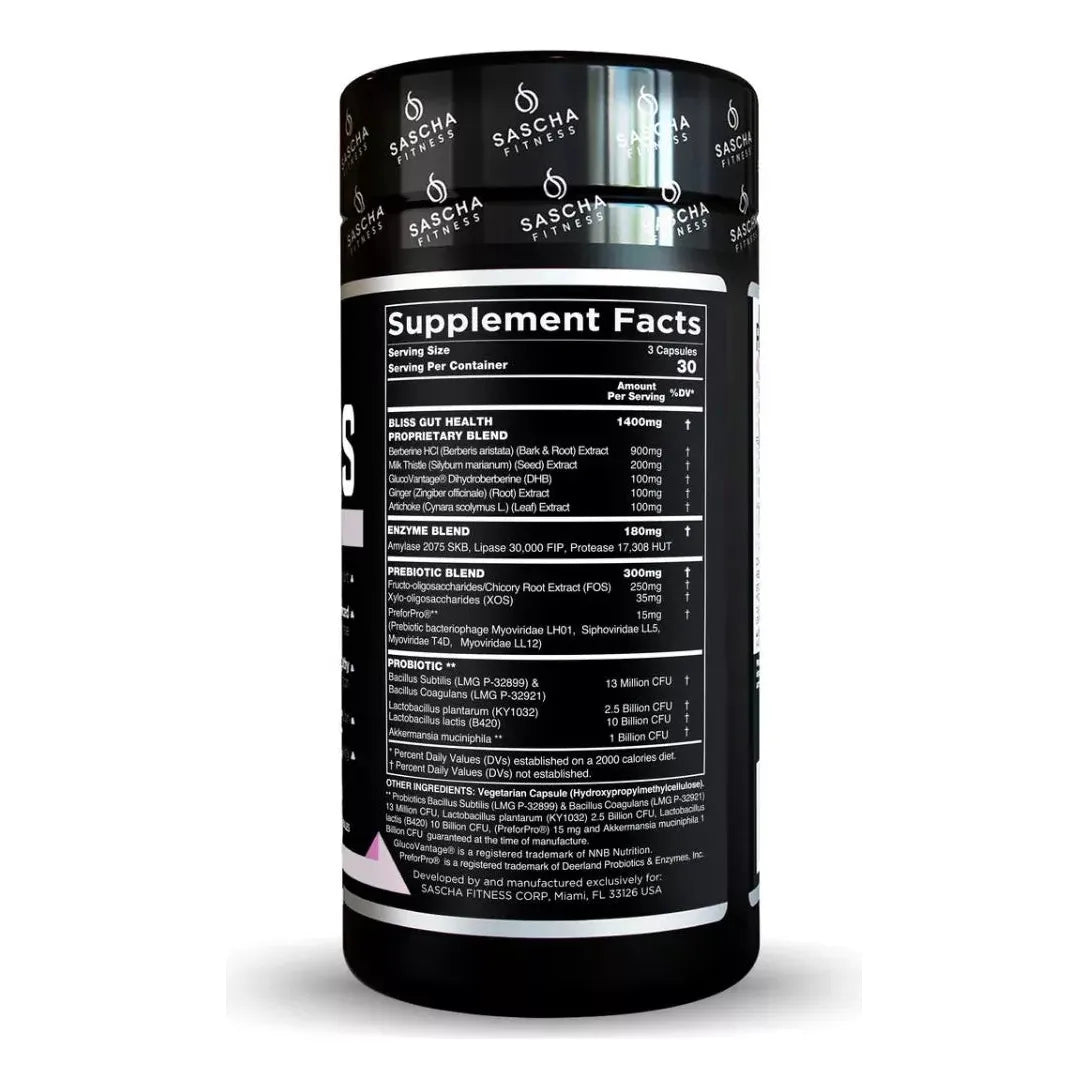 Bliss Gut And Digestive Health 90 Cápsulas