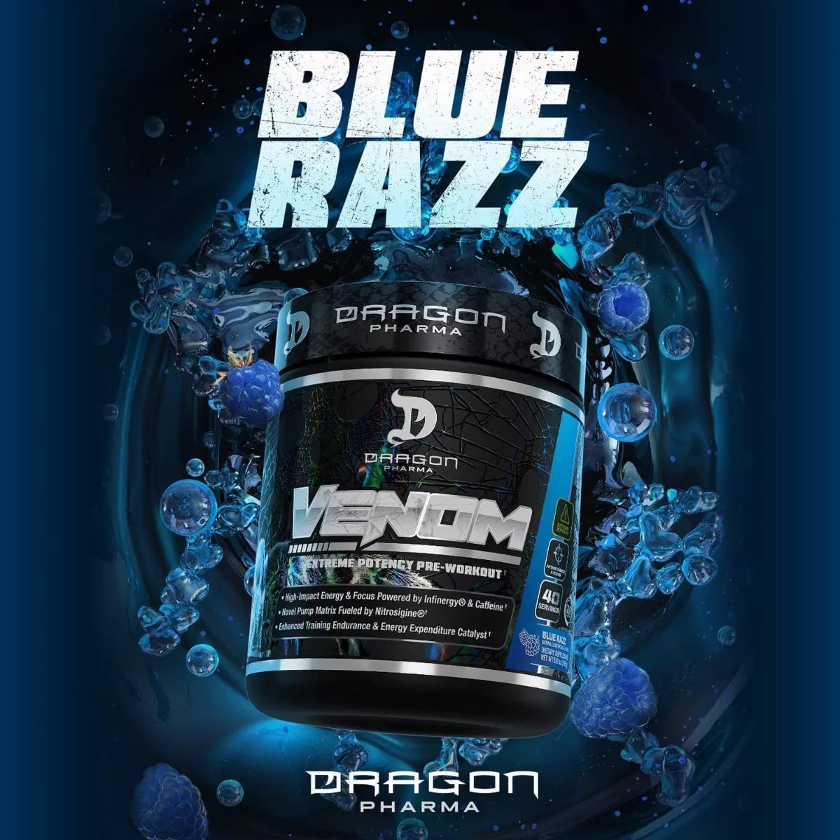 Venom Pre-Workout 40 Servicios