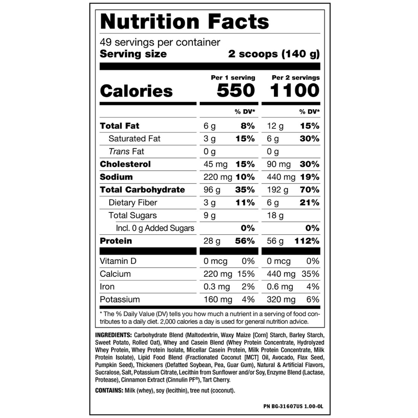 Mutant Mass 15Lb - Suplefit Mx