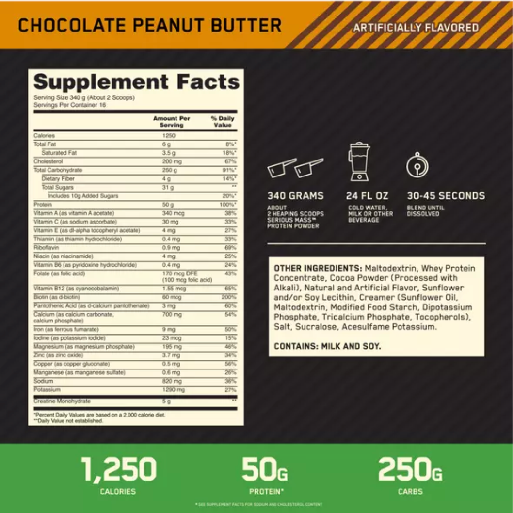 Serious Mass 12LB - Suplefit Mx