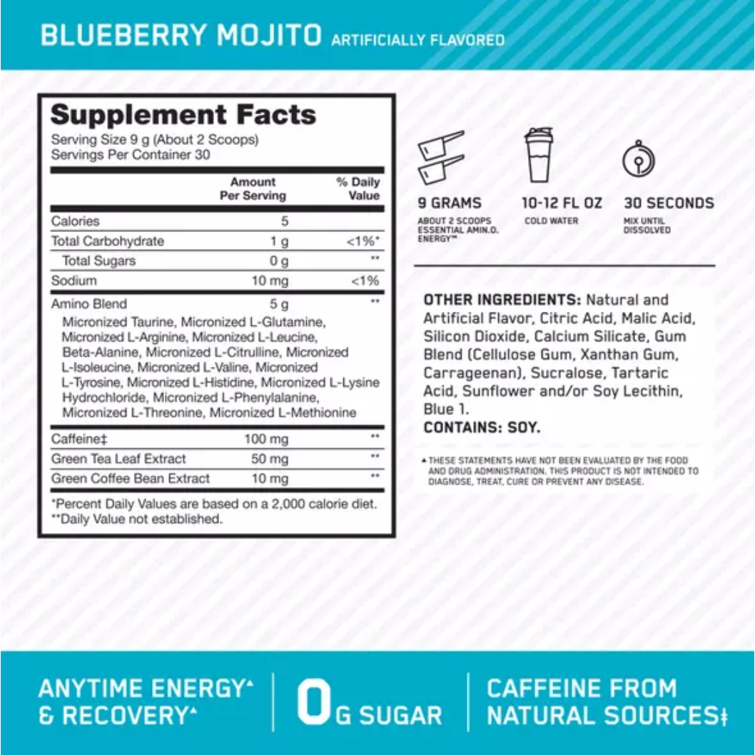 Essencial Amin.o. Energy - Suplefit Mx